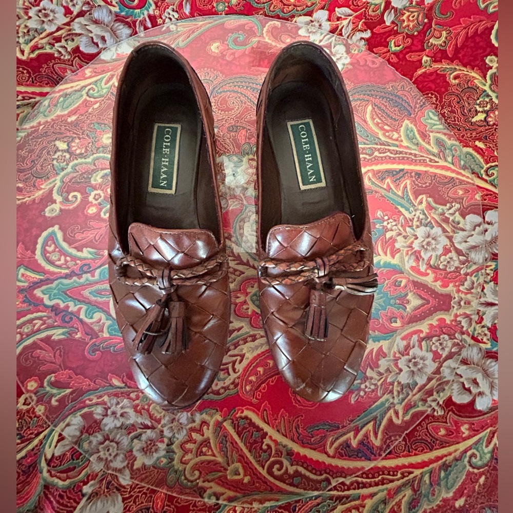 Cole Haan Leather Tasseled Loafers